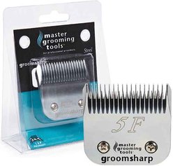 Master Grooming Tools GroomSharp Steel Pet Grooming Blade, Size 5F