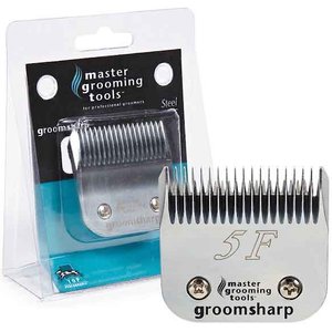 Master Grooming Tools GroomSharp Steel Pet Grooming Blade, Size 5F