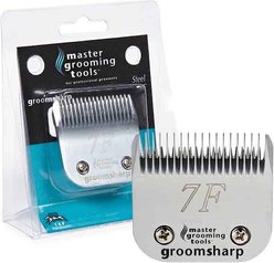 Master Grooming Tools GroomSharp Steel Pet Grooming Blade, Size 7F