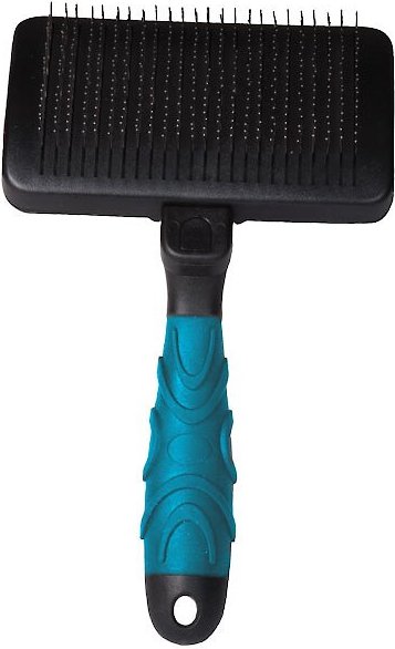 Show full view: Master Grooming Tools Self-Cleaning Slicker Pet Brush, Medium slide 1 of 2
