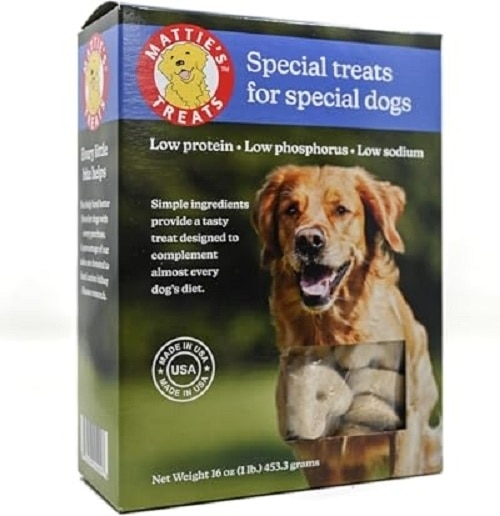 MATTIE'S TREATS Low Protein, Low Phosphorus, Low Sodium Crunchy