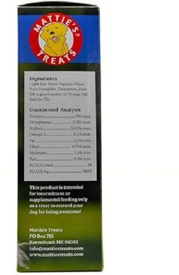 Show full view: Mattie's Treats Low Protein, Low Phosphorus, Low Sodium Crunchy Dog Treats, 1-lb box slide 4 of 10