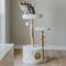 Show in main carousel: Mau Alba 43-in Modern Wooden Cat Tree & Condo, White slide 1 of 9