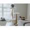 Show in main carousel: Mau Alba 43-in Modern Wooden Cat Tree & Condo, White slide 4 of 9