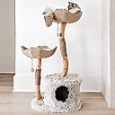 Mau Cento 46-in Modern Wooden Cat Tree & Condo, Gray