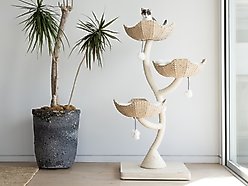 Mau Ivy 3, 53-in Modern Cat Tree, Natural slide 2 of 8