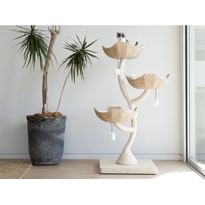 Mau Ivy 3, 53-in Modern Cat Tree, Natural