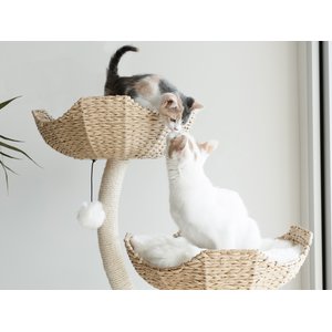 Mau Ivy 3, 53-in Modern Cat Tree, Natural
