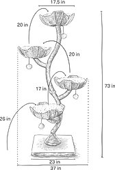 Mau Ivy Cat Tree, Large, Gray slide 2 of 7