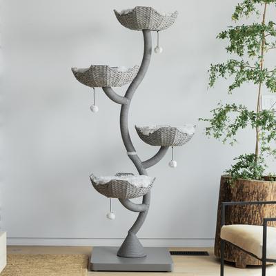 Show full view: Mau Ivy Cat Tree, Large, Gray slide 2 of 8