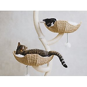 Mau Ivy Cat Tree, Large, White