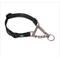 Show in main carousel: Max and Neo Dog Gear Nylon Reflective Martingale Dog Collar with Chain, Black, Small: 13 to 16-in neck, 1-in wide slide 1 of 7