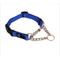 Show in main carousel: Max and Neo Dog Gear Nylon Reflective Martingale Dog Collar with Chain, Blue, Large: 19 to 25-in neck, 1-in wide slide 1 of 8