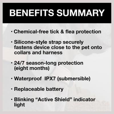 Show full view: Max & Molly Soundshield 24/7 UltraSonic Tick & Flea Repeller Dog Tag, Orange slide 6 of 10