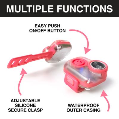 Show full view: Max & Molly Soundshield Mini 24/7 UltraSonic Tick & Flea Repeller Collar Tag for Dogs & Cats, Rose slide 5 of 7