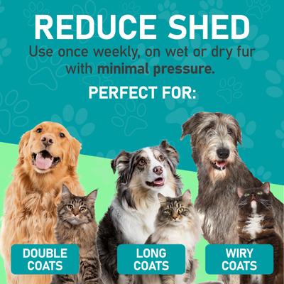 Show full view: Max Power Planet Dual Sided Undercoat Rake Dog & Cat Deshedding Tool, Pink slide 5 of 10