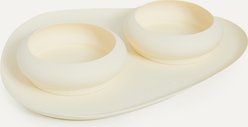maxbone Bubble Silicone Dog Bowl, Ivory, 6-cup slide 2 of 3