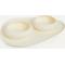 Show in main carousel: maxbone Bubble Silicone Dog Bowl, Ivory, 6-cup slide 3 of 3