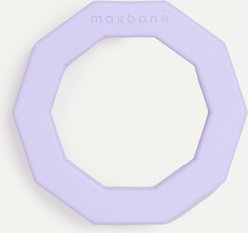 maxbone Decagon Rubber Dog Chew Toy, Lavender
