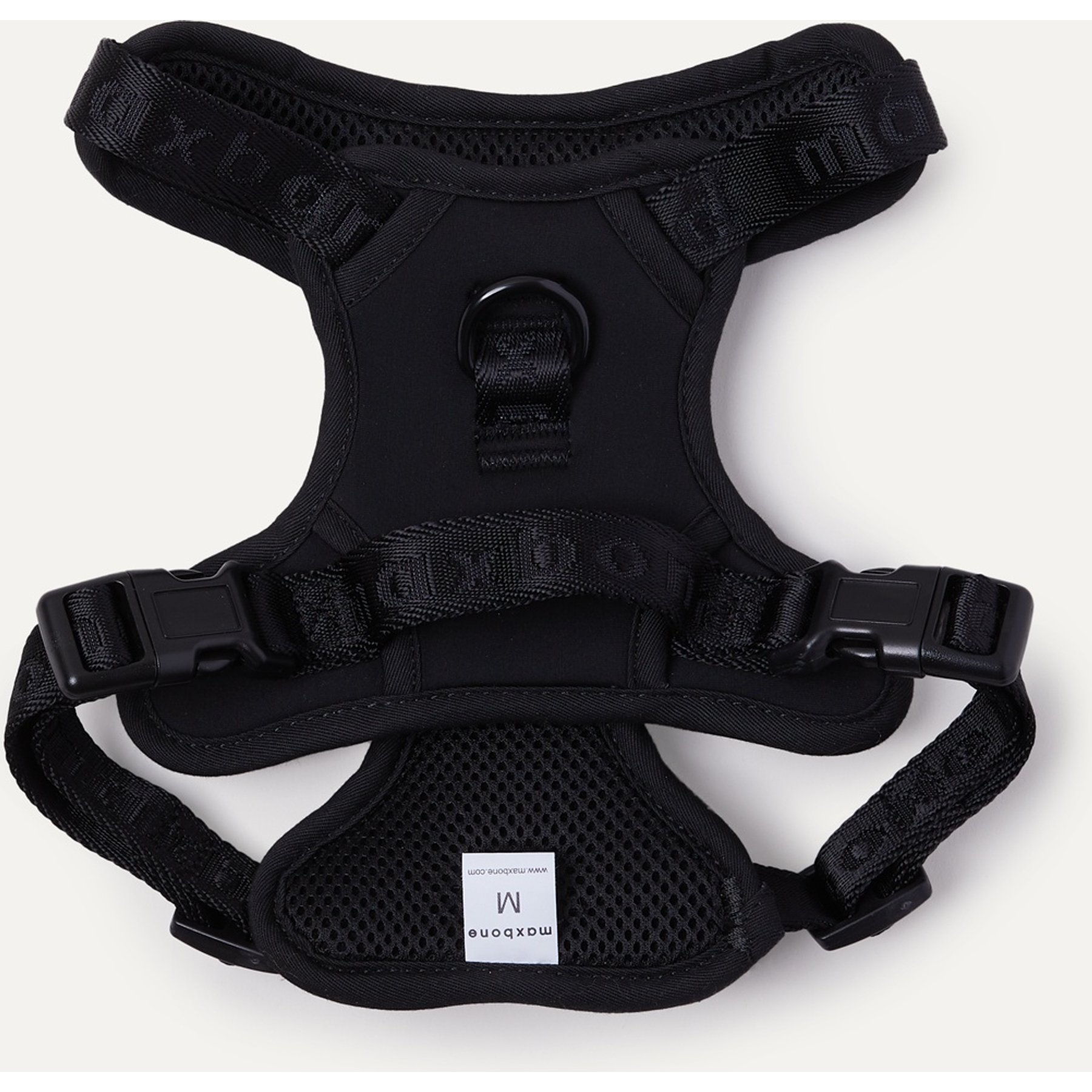 maxbone Easy Fit Dog Harness, Black, X-Large: 22-33 inches