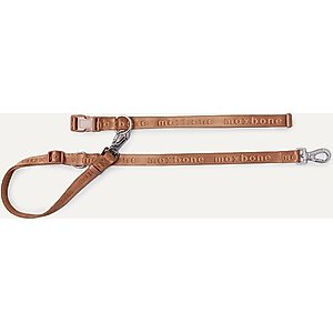maxbone Go! with Ease Dog Leash, 4-ft long, 1-in wide, Camel