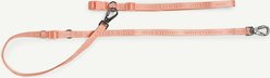 maxbone Go! with Ease Nylon Hands Free Dog Leash, Coral Peach, 4-ft long, 1-in wide