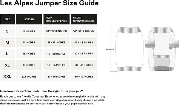 Show full view: maxbone Les Alpes Jumper Dog Sweater, White, Large slide 4 of 4