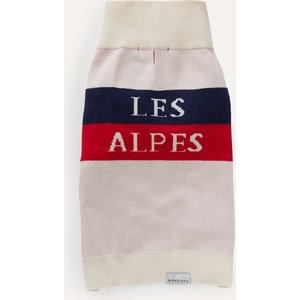 maxbone Les Alpes Jumper Dog Sweater, White, Medium