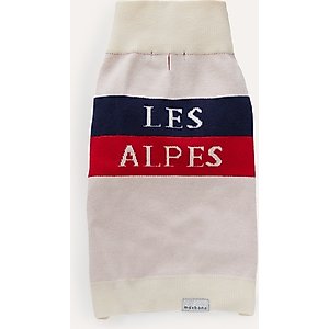 maxbone Les Alpes Jumper Dog Sweater, White, Small