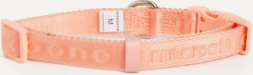 Show full view: maxbone Signature Nylon Dog Collar, Coral Peach, Small: 15-in neck, 5/8-in wide slide 2 of 2