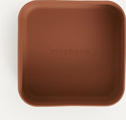 Show full view: maxbone Square Silicone Dog Bowl, Toffee, 4.5-cup slide 2 of 4
