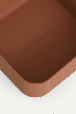 Show full view: maxbone Square Silicone Dog Bowl, Toffee, 4.5-cup slide 3 of 4