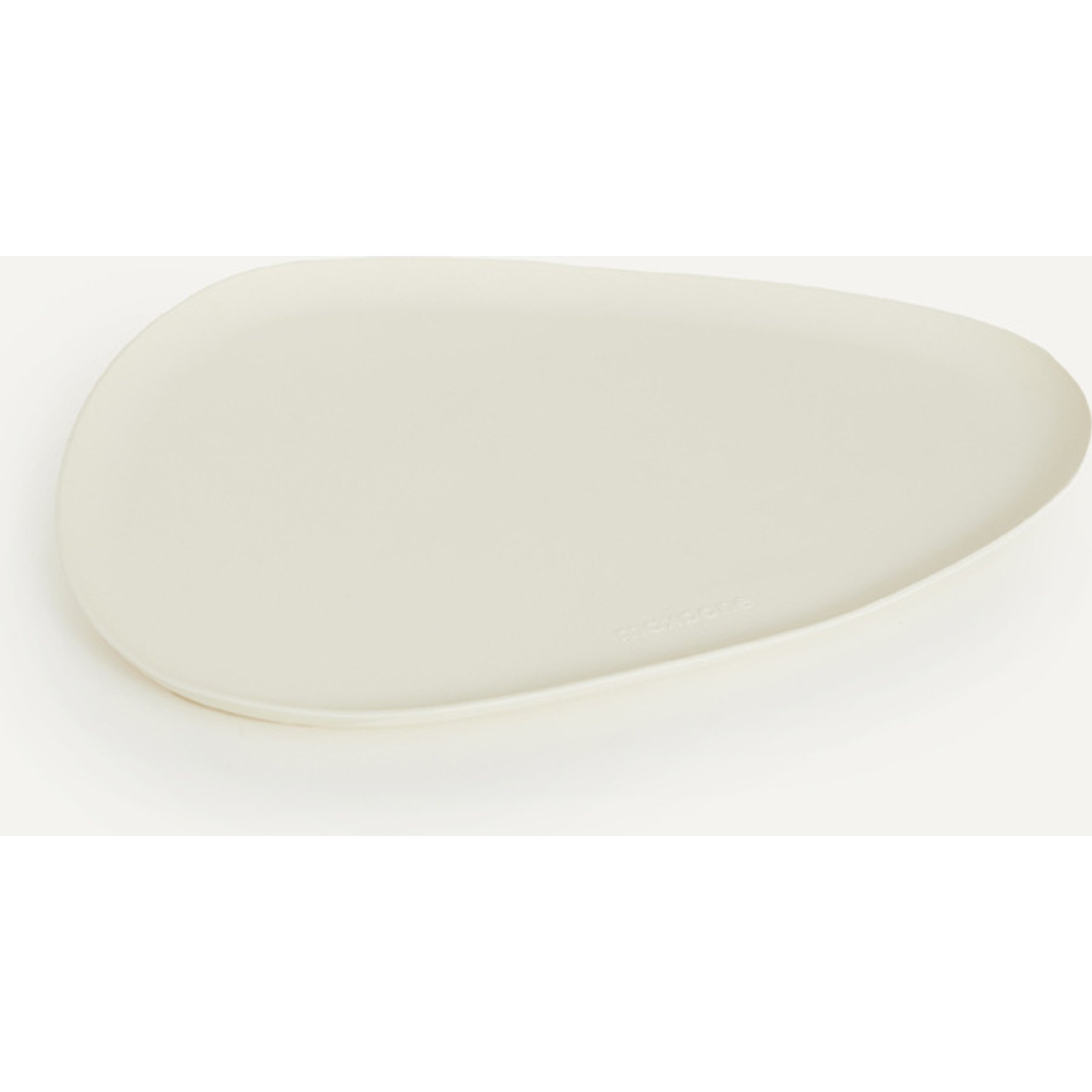 maxbone Triangle Silicone Dog Placemat, Ivory, Medium