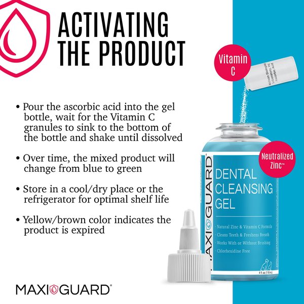 Show full view: MAXI/GUARD Pet Dental Gel, 4-oz bottle slide 3 of 4