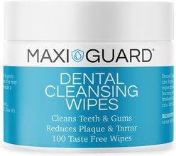 MAXI/GUARD Pet Dental Wipes, 100 count