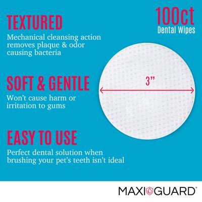 Show full view: MAXI/GUARD Pet Dental Wipes, 100 count slide 5 of 7