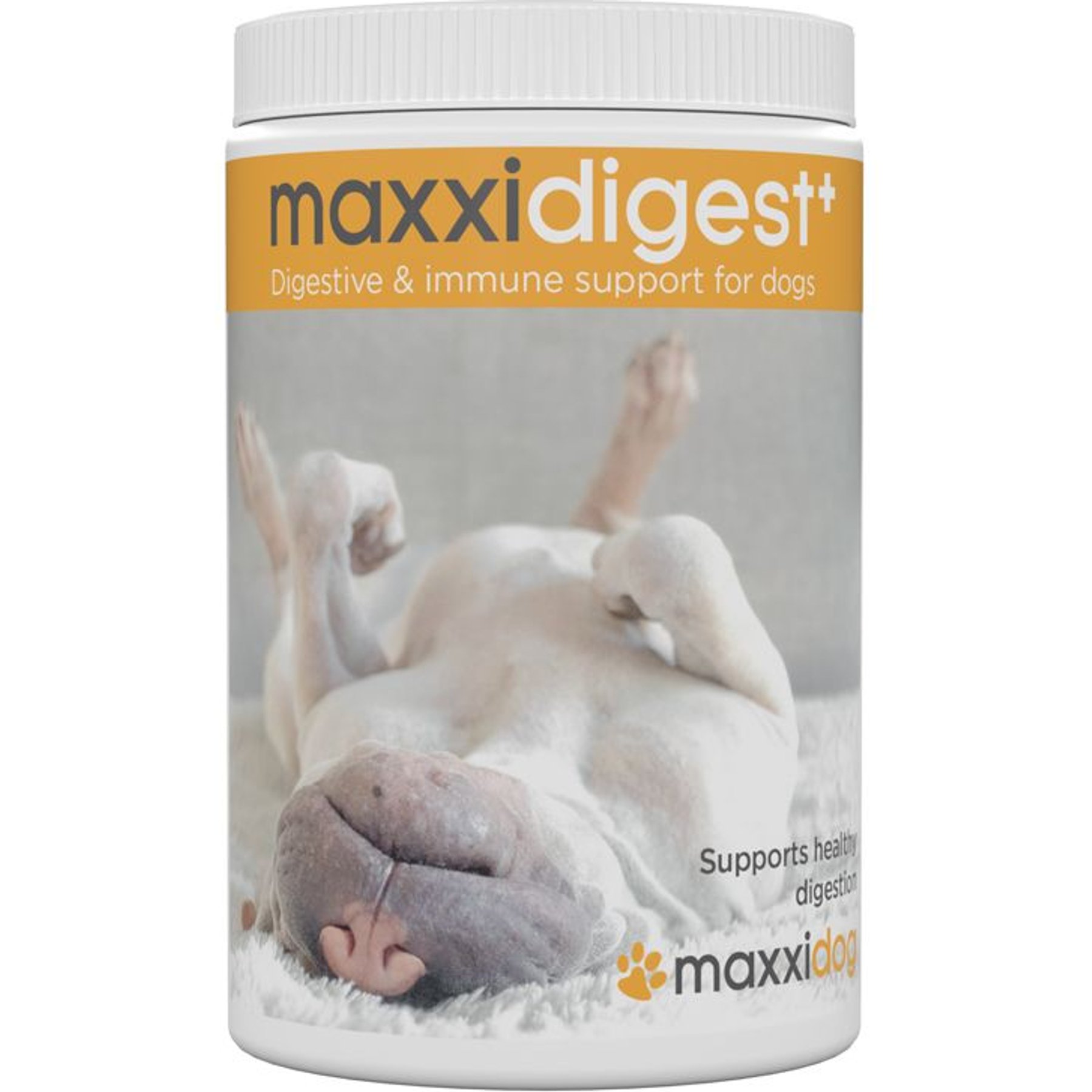 maxxipaws maxxidigest+ Digestive & Immune System Support for Dogs Supplement, 13.2-oz