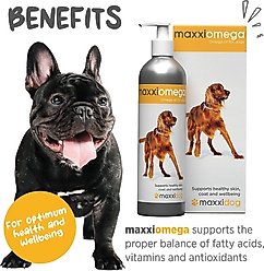 maxxipaws maxxiomega Oil for Dogs, 10-fl oz slide 2 of 9