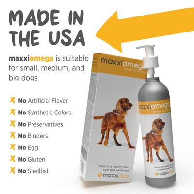 Show full view: maxxipaws maxxiomega Oil for Dogs, 10-fl oz slide 8 of 12