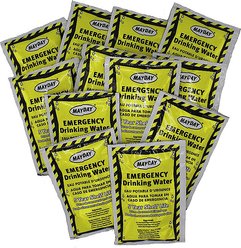 Mayday Emergency Drinking Water, 12 count, 4.225-oz pouch, 12 count