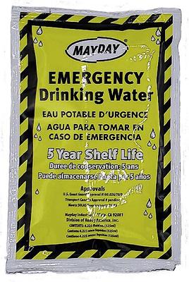 Show full view: Mayday Emergency Drinking Water, 12 count, 4.225-oz pouch, 12 count slide 3 of 5