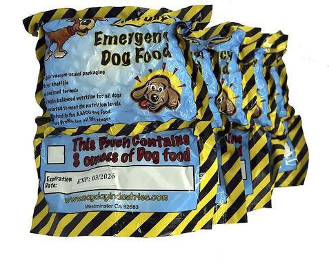 Show full view: Mayday Emergency Dry Dog Food, 8-oz bag, 5 count slide 3 of 6