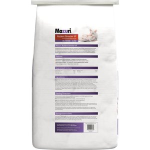 Mazuri 18% Rodent Breeder 6F Cubes Rat & Mouse Food, 40-lb bag