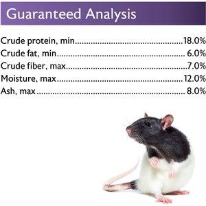 Mazuri 18% Rodent Breeder 6F Cubes Rat & Mouse Food, 40-lb bag