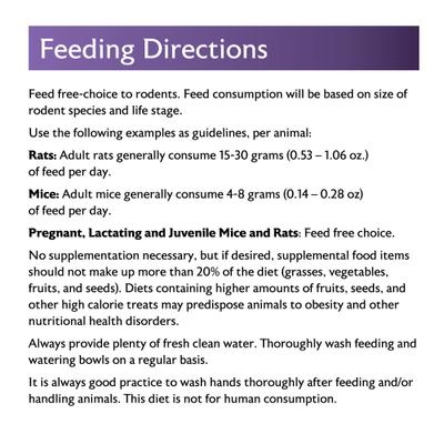 Show full view: Mazuri 18% Rodent Breeder 6F Cubes Rat & Mouse Food, 40-lb bag slide 6 of 9