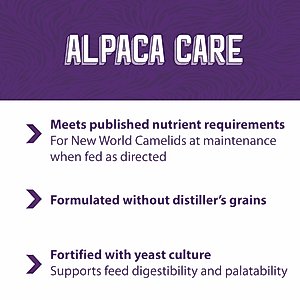 Mazuri Alpaca Care Pellets Alpaca Food, 40-lb bag