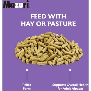 Mazuri Alpaca Care Pellets Alpaca Food, 40-lb bag