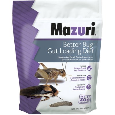 Mazuri Mazuri Better Bug Gut Loading Feeder Insect Supplement, 8-oz bag