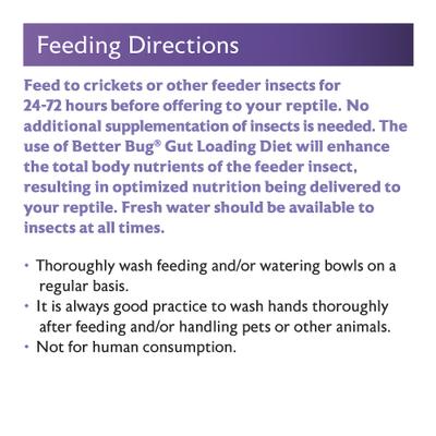Show full view: Mazuri Better Bug Gut Loading Feeder Insect Supplement, 8-oz bag slide 6 of 7