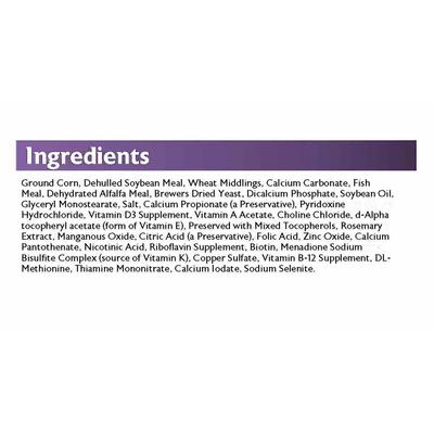 Show full view: Mazuri Exotic Gamebird Breeder Food, 40-lb bag slide 5 of 8